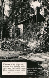 Burbank Gardens Postcard