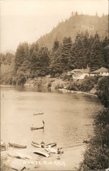 River Scene Postcard