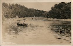 River Scene Postcard