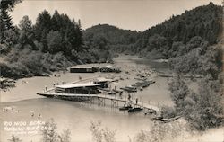 Rio Nido Beach Russian River Postcard