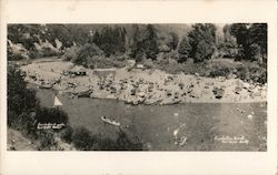 Bathing on the Beach Postcard