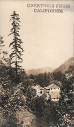 Greetings from California Postcard