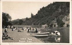 I.O.O.F. Park, Russian River Postcard