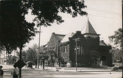 Public Library Postcard