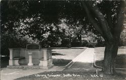 Library Grounds Postcard