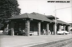 Northwestern Pacific Railroad Depot, 1969 Santa Rosa, CA Postcard Postcard Postcard