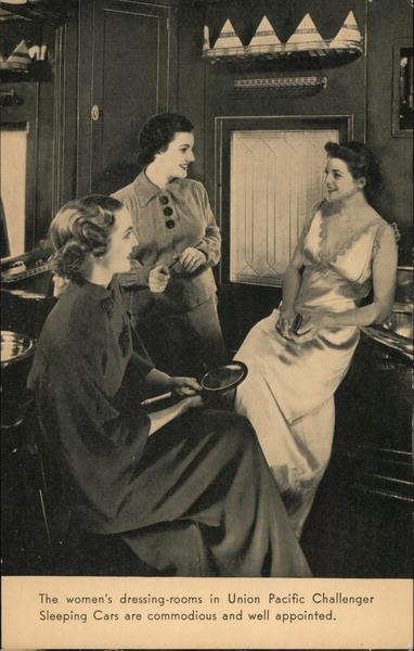 Women's Dressing Room - Union Pacific Challenger Sleeping Car