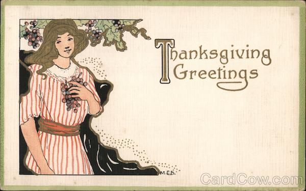 Thanksgiving Greetings M.E.B. Women