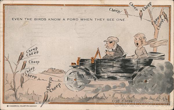 Even The Birds Know A Ford When They See One Advertising