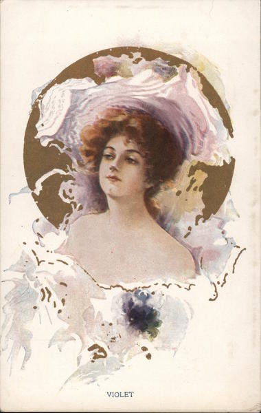 American girl Violet. Advertisement for Up-To-Date farming and get a set of American Girl Cards.