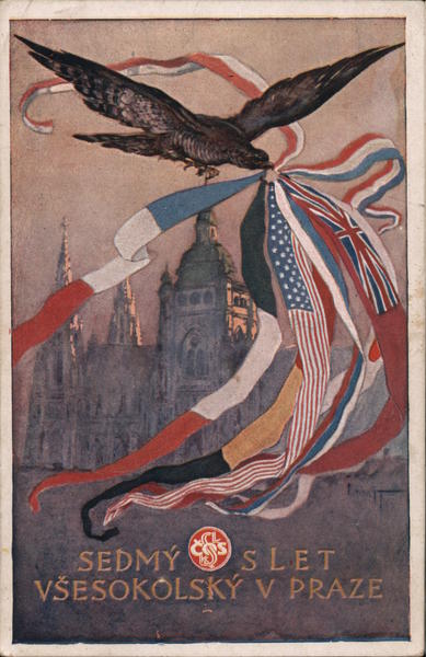 Sedmy Slet Vsesokolsky V Praze Czechoslovakia Eastern Europe