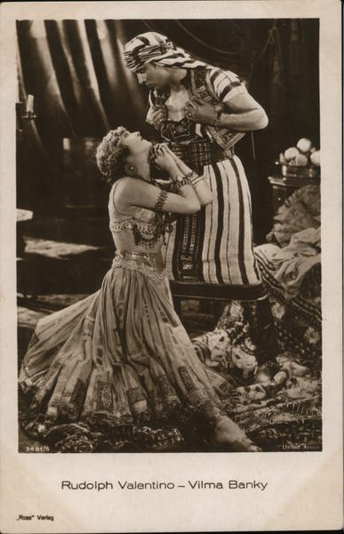 Rudolph Valentino and Vilma Bánky Celebrities