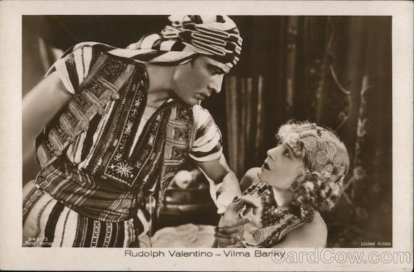 Rudolph Valentino - Vilma Banky Celebrities