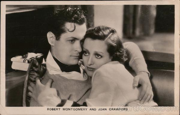 Robert Montgomery, Joan Crawford Celebrities