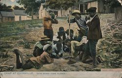 Crap at Coonville "Now SEben Come Eleben" Postcard