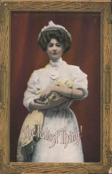 THE LATEST THING!  Birth Announcement Postcard