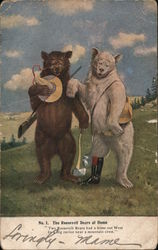 No. 1. The Roosevelt Bears at Home Postcard
