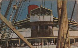 Roosevelt Arriving at Mombassa Postcard