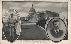 Theodore Roosevelt. The United States Capitol at Washington Postcard Postcard Postcard