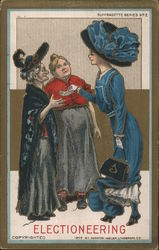 Suffragette Series No. 2: Electioneering, 1909 Women's Suffrage Postcard Postcard Postcard