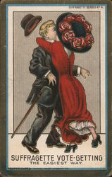 Suffragette Vote-Getting The Easiest Way Women's Suffrage Postcard Postcard 