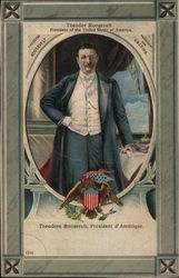 Theodore Roosevelt President of the United States Postcard Postcard Postcard