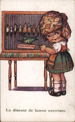 La Diseuse de Bonne Aventure (The Fortune Teller of Adventure) Postcard