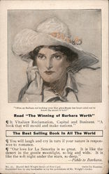 Read "The Winning of Barbara Worth" by Harold Bell Wright Postcard
