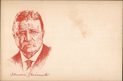 Theodore Roosevelt Postcard Postcard Postcard