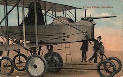 FRENCH MILITARY AEROPLANE Postcard
