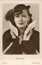 Greta Garbo Postcard