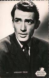 Gregory Peck Actors Postcard Postcard Postcard