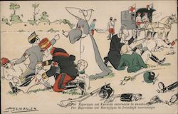 Red Cross Always There Postcard
