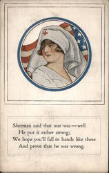 Sherman said that war was - well He put it rather strong: We hope you'll fall in hands like Red Cross Postcard Postcard Postcard