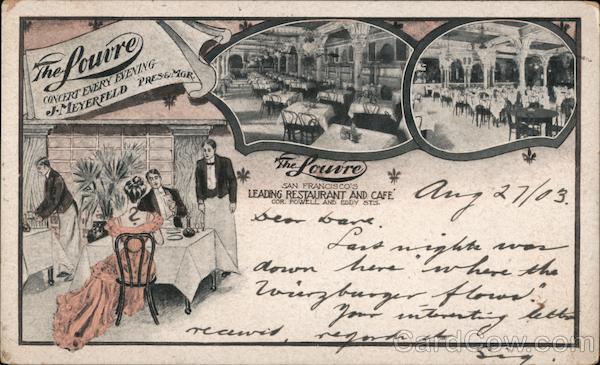 The Louvre Restaurant San Francisco California