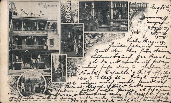 Greetings from San Francisco, Cal California