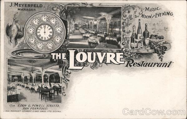The Louvrre Restaurant San Francisco California