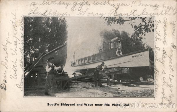 Scott's Shipyard and Ways Rio Vista California