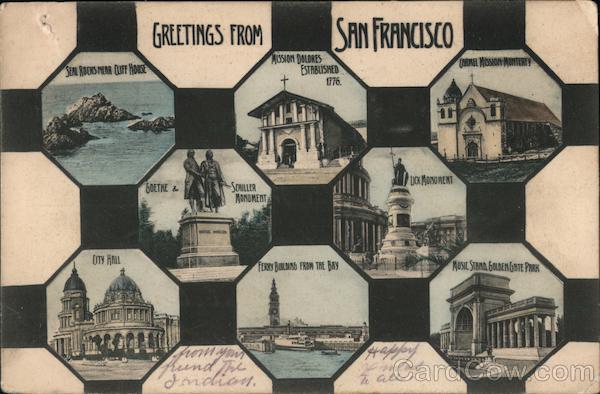 Greetings from San Francisco. California