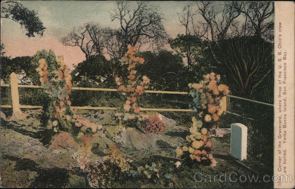 Grave Site of Crew Members, U.S.S. Ohio, Yerba Buena Island San Francisco California