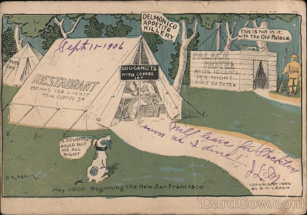 May 1906 Beginning the New san Francisco California