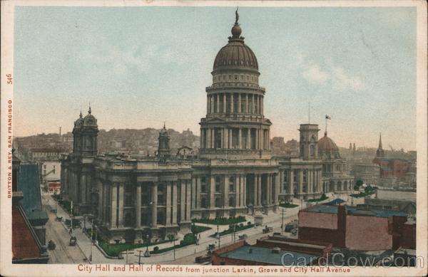 City Hall and Hall of Records San Francisco California