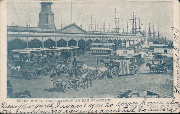 Ferry House Old Gateway to San Francisco California