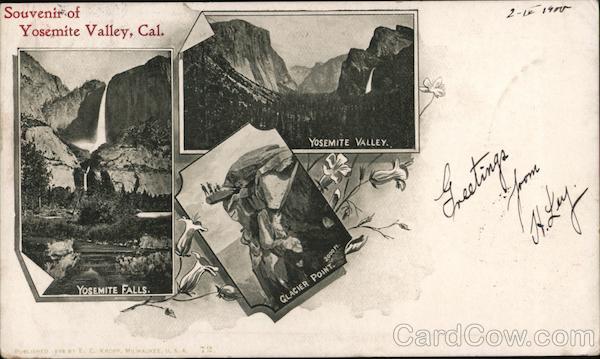 Souvenir of Yosemite Valley California