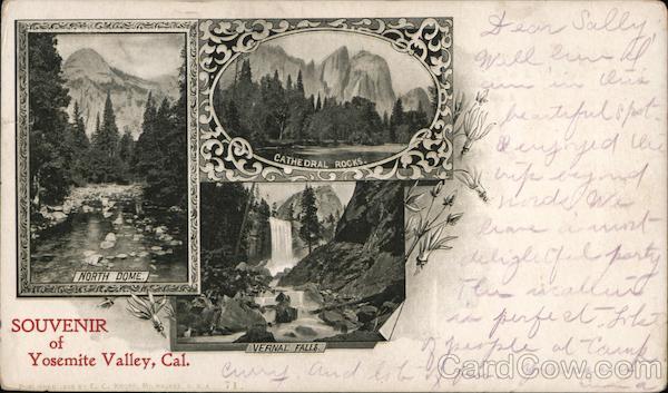 Souvenir of Yosemite Valley, CA California