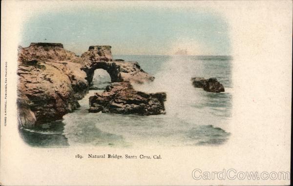 View of Natural Bridge Santa Cruz California