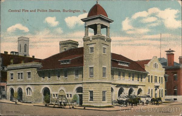 Central Fire and Police Station Burlington Iowa