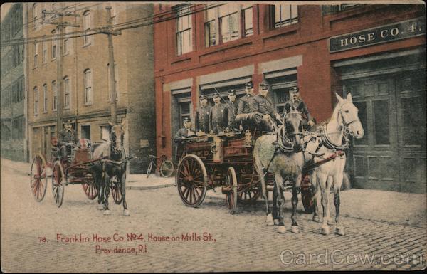 Franklin Hose Co. No. 4 House on Mills St Providence Rhode Island
