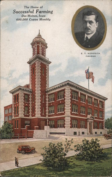 The Home of Successful Farming - 60,000 Copies Monthly Des Moines Iowa