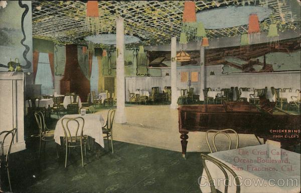 The Crest Cafe, Ocean Boulevard San Francisco California